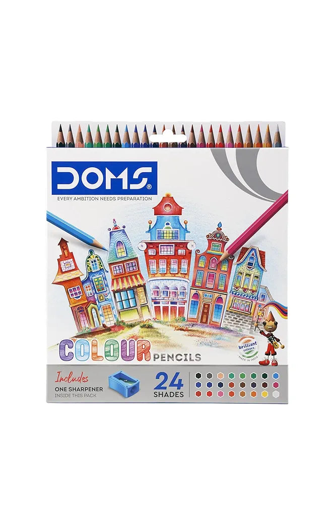 DOMS COLOUR PENCIL 3446 FSC 24 COL PENCIL DOMS COLOUR PENCIL 3446 FSC 24 COL PENCIL